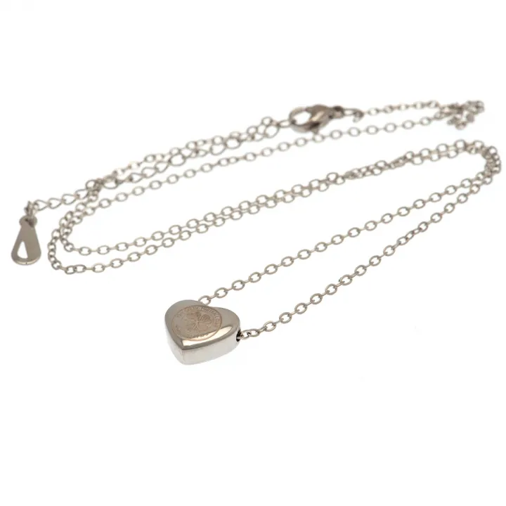Celtic FC Stainless Steel Heart Necklace – снимка 2