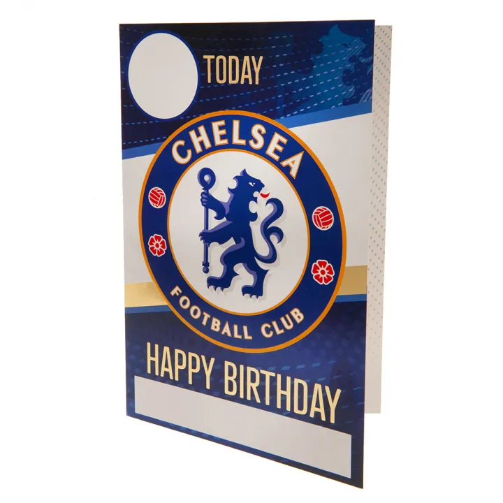 Chelsea FC картичка Рожден ден Stickers – снимка 2