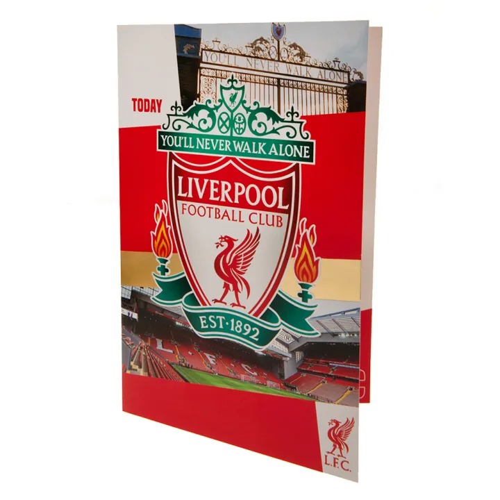 Liverpool FC картичка Рожден ден Stickers – снимка 2