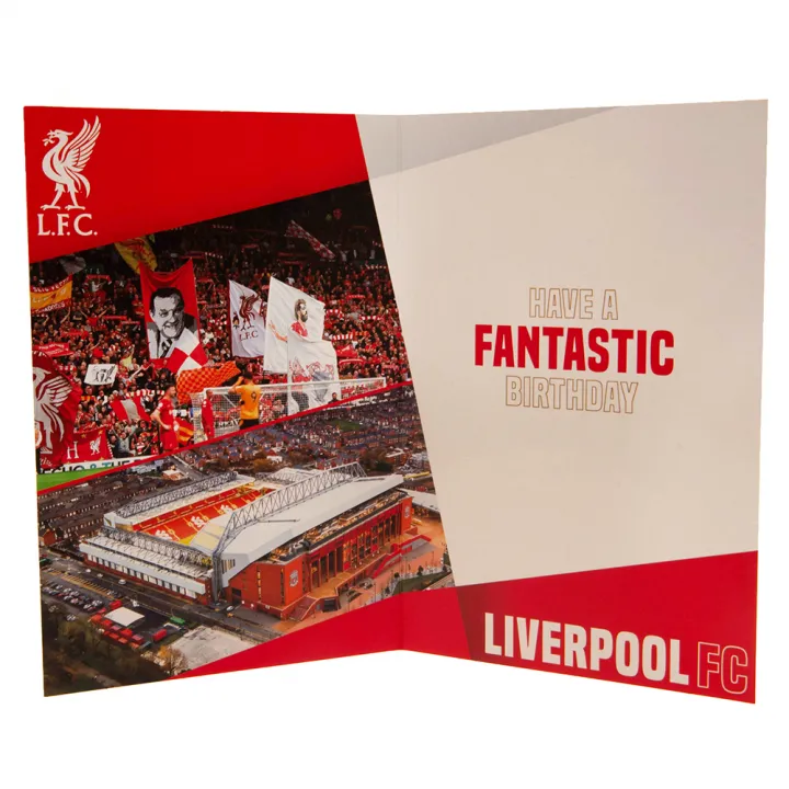 Liverpool FC картичка Рожден ден Stickers – снимка 3