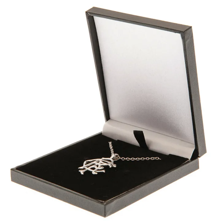 Rangers FC Scroll Crest Stainless Steel Pendant & Chain – снимка 3