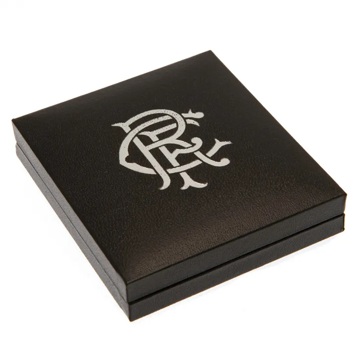 Rangers FC Scroll Crest Stainless Steel Pendant & Chain – снимка 4