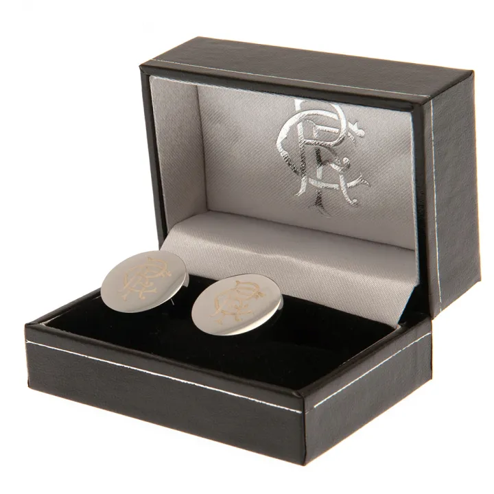 Rangers FC Stainless Steel Round Cufflinks – снимка 2