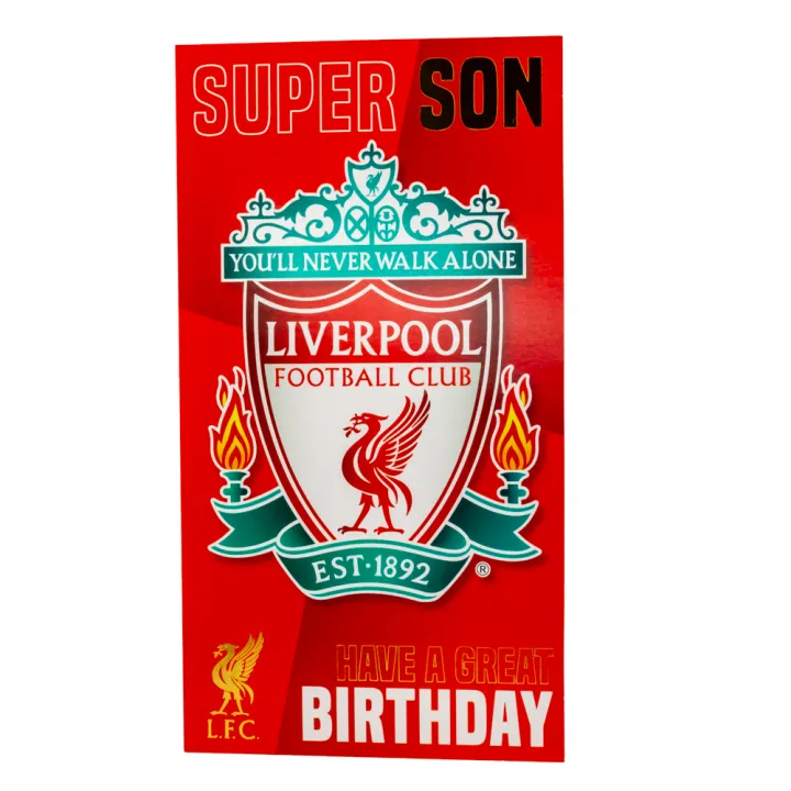 Liverpool FC картичка за рожден ден - супер син – снимка 4