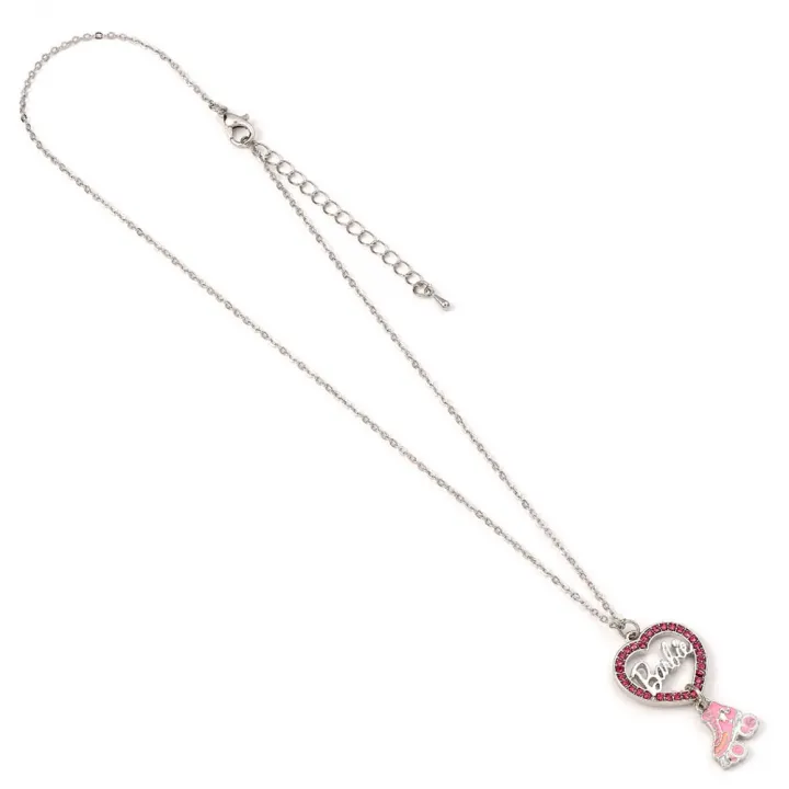 Barbie Silver Plated Heart & Roller Skate Necklace – снимка 2