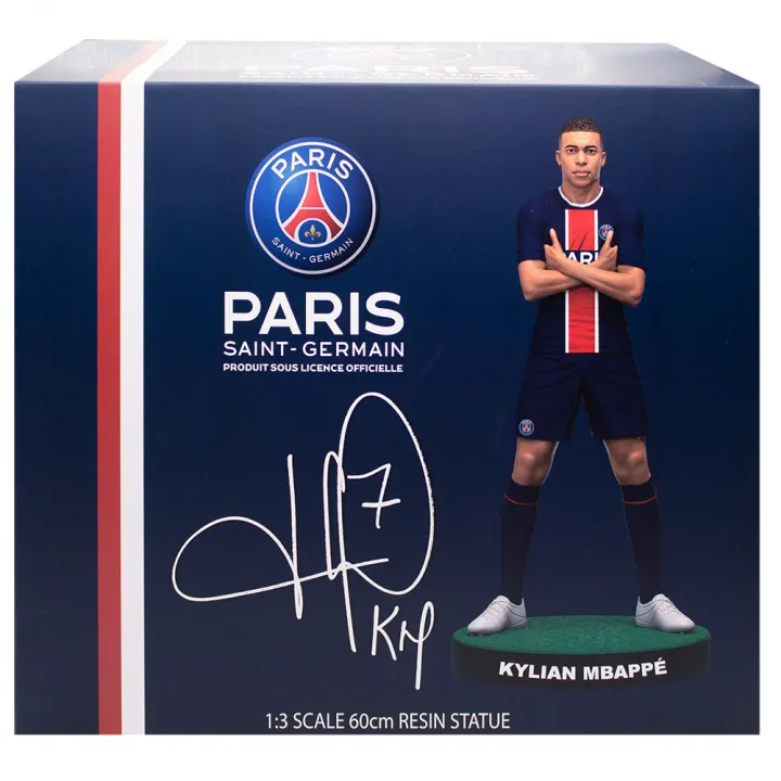 Paris Saint Germain FC Football's Finest Kylian Mbappe Premium Statue – снимка 6