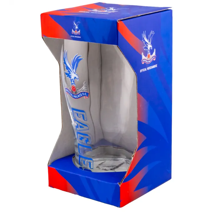 Crystal Palace FC Tulip Pint Glass – снимка 3