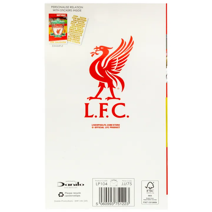 Liverpool FC картичка за рожден ден – снимка 5