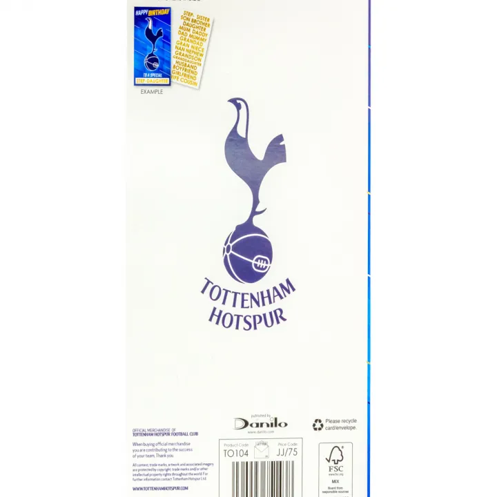 Tottenham Hotspur FC Personalised Birthday Card – снимка 5
