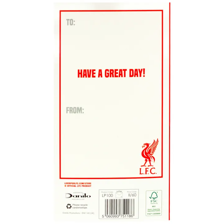 Liverpool FC картичка за рожден ден – снимка 4