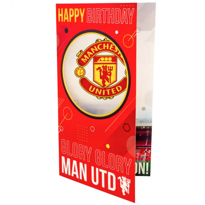 Manchester United FC картичка за рожден ден – снимка 2