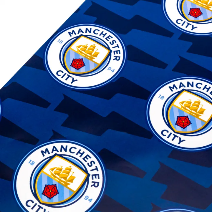 Manchester City FC Text Gift Wrap – снимка 4