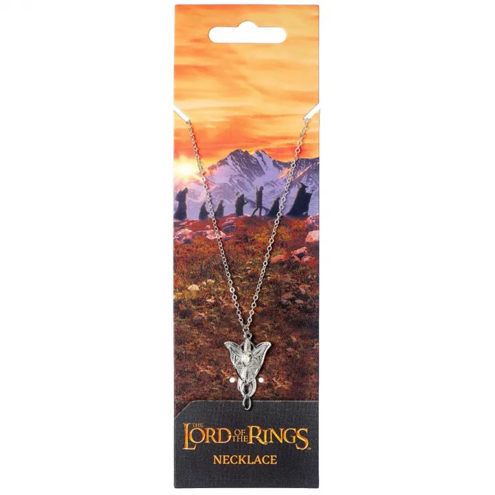 The Lord Of The Rings Silver Plated Necklace Evenstar – снимка 4