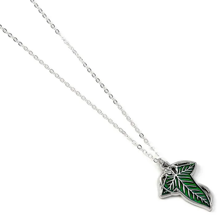 The Lord Of The Rings Silver Plated Necklace Leaf Of Lorien – снимка 2