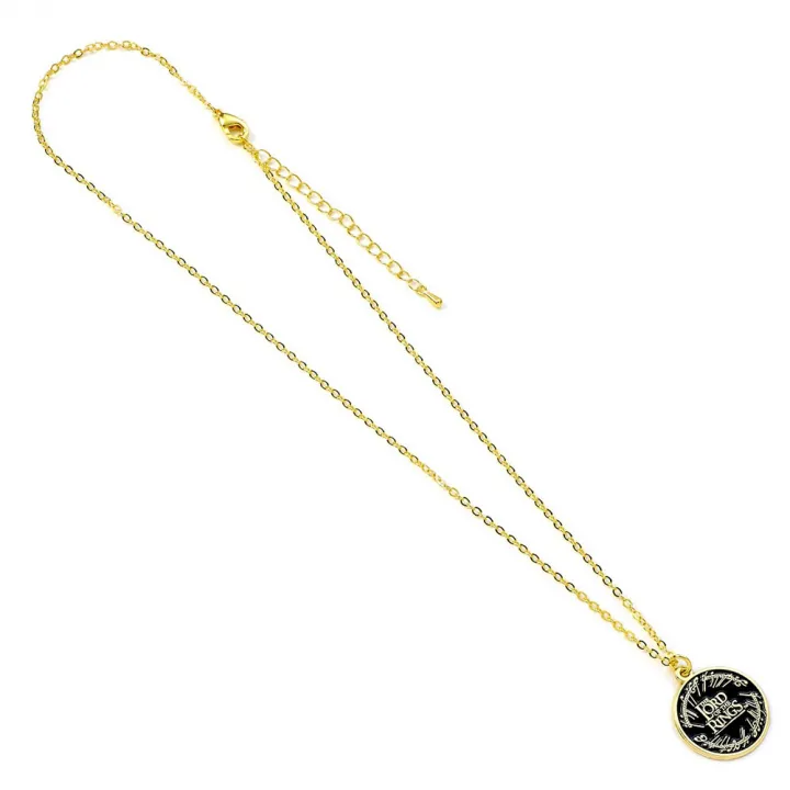 The Lord Of The Rings Gold Plated Necklace Logo – снимка 3