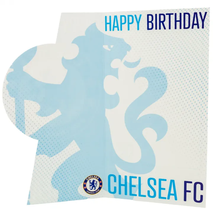 Chelsea FC Crest Birthday Card – снимка 3