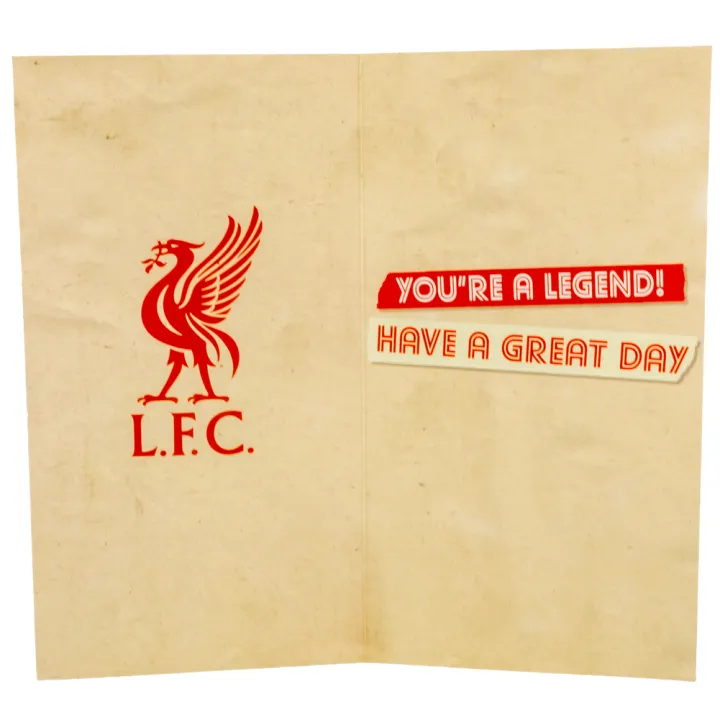 Liverpool FC картичка за рожден ден за баща – снимка 3