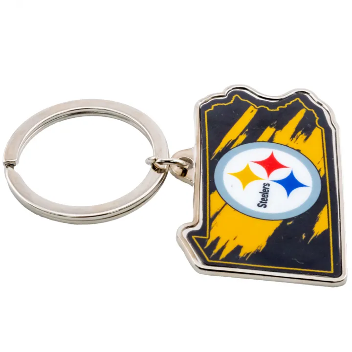 Pittsburgh Steelers State Shape Keyring – снимка 2
