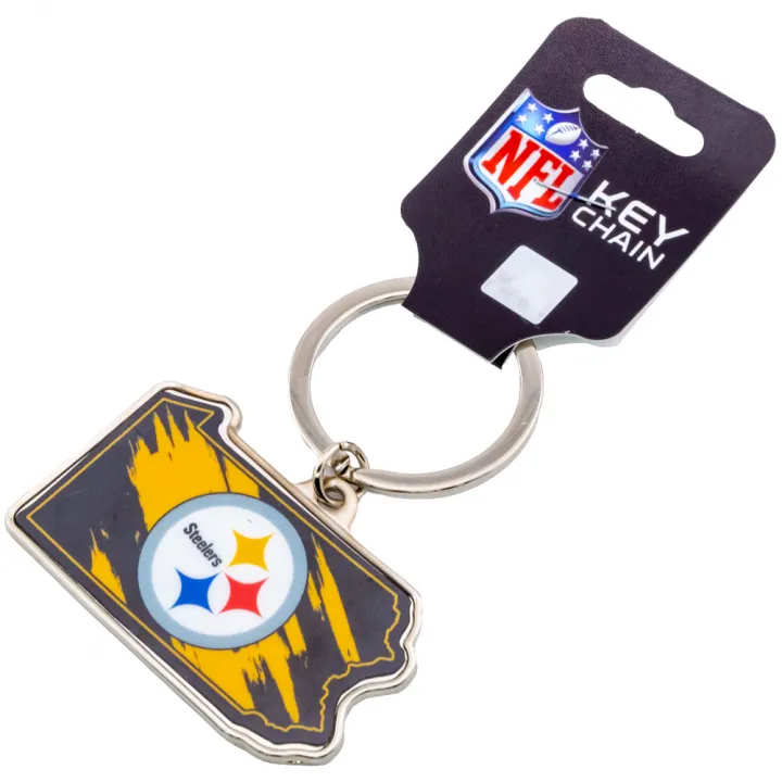 Pittsburgh Steelers State Shape Keyring – снимка 3