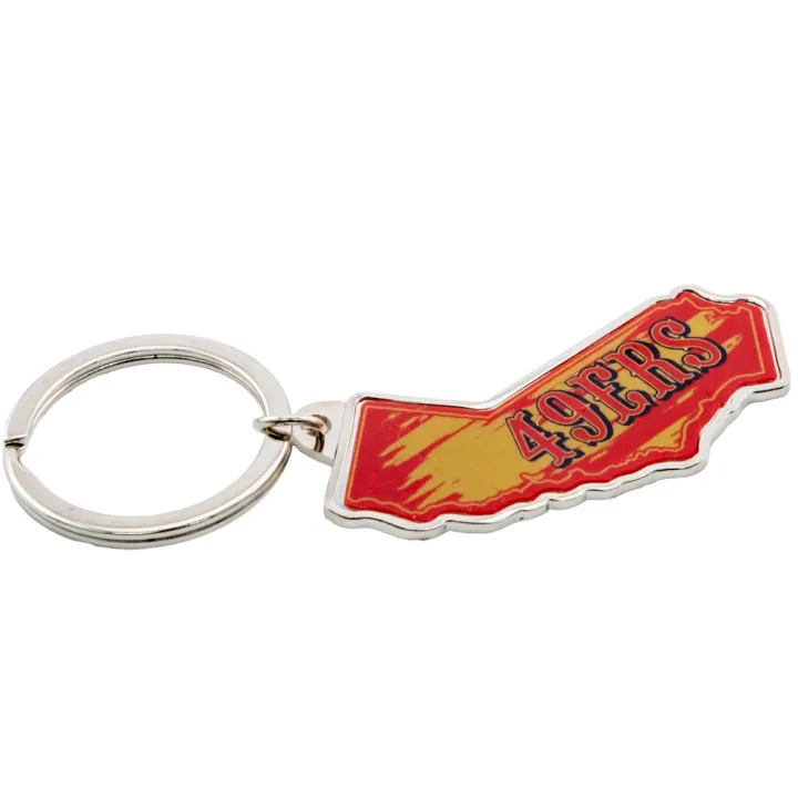 San Francisco 49ers State Shape Keyring – снимка 2