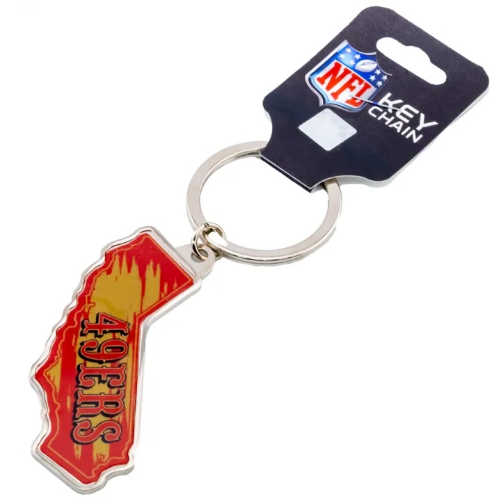 San Francisco 49ers State Shape Keyring – снимка 3