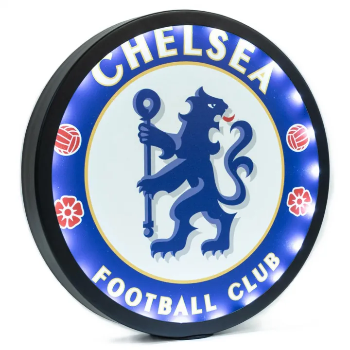 Chelsea FC Metal LED Logo Sign – снимка 2
