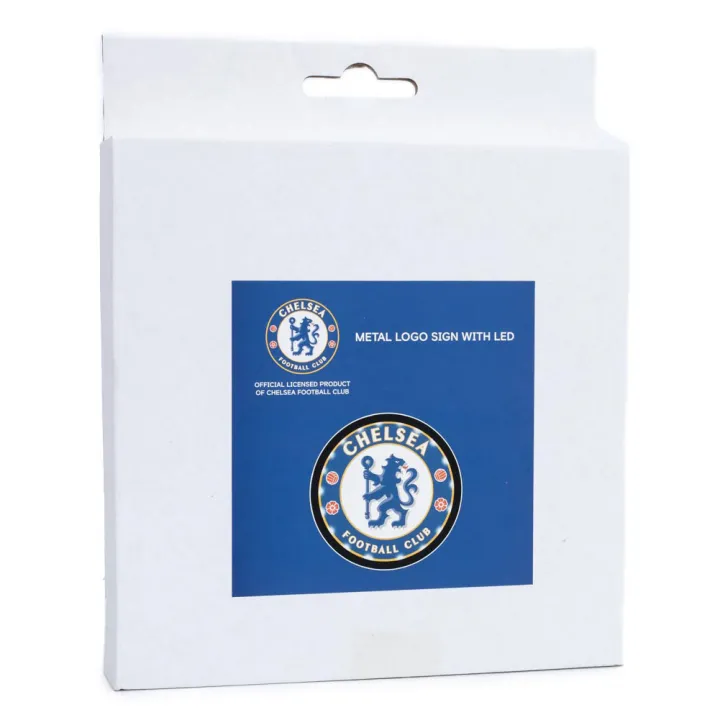 Chelsea FC Metal LED Logo Sign – снимка 4