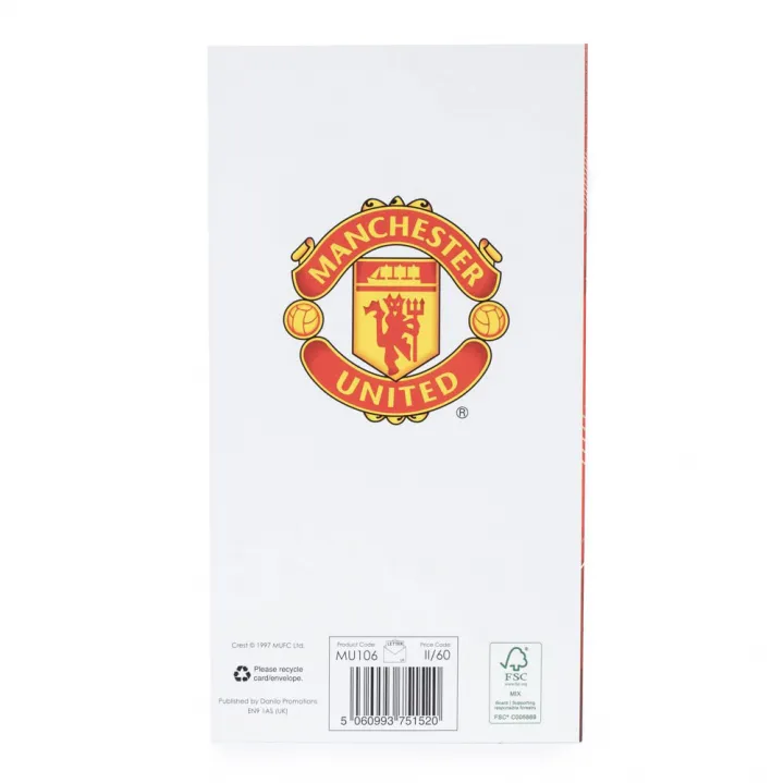 Manchester United FC картичка за рожден ден за най-готиния син – снимка 4