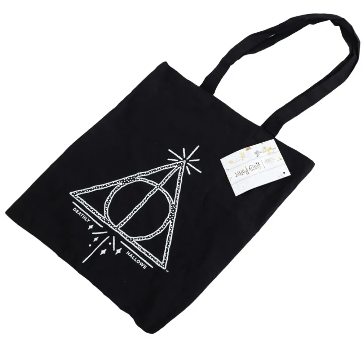 Harry Potter Deathly Hallows Canvas Tote Bag – снимка 4