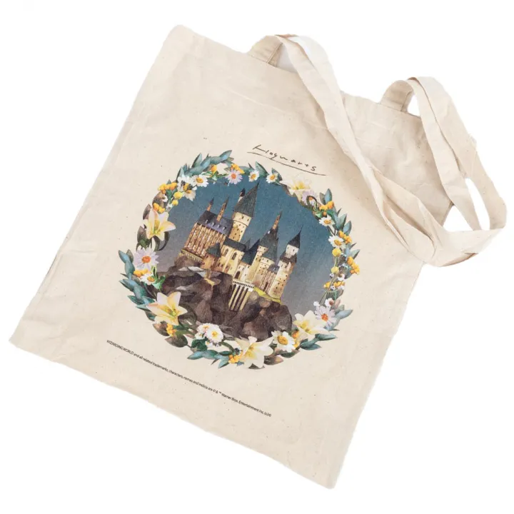 Harry Potter Hogwarts Castle Canvas Tote Bag – снимка 3