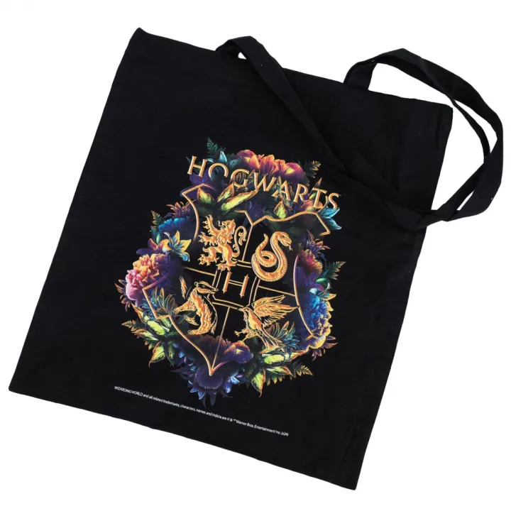 Harry Potter Hogwarts Crest Canvas Tote Bag – снимка 3