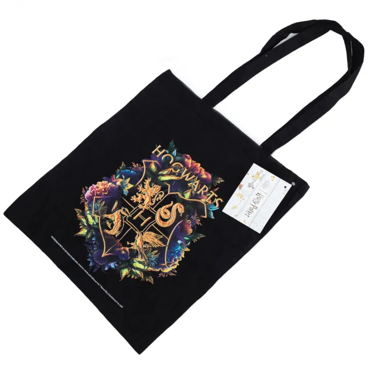 Harry Potter Hogwarts Crest Canvas Tote Bag – снимка 4