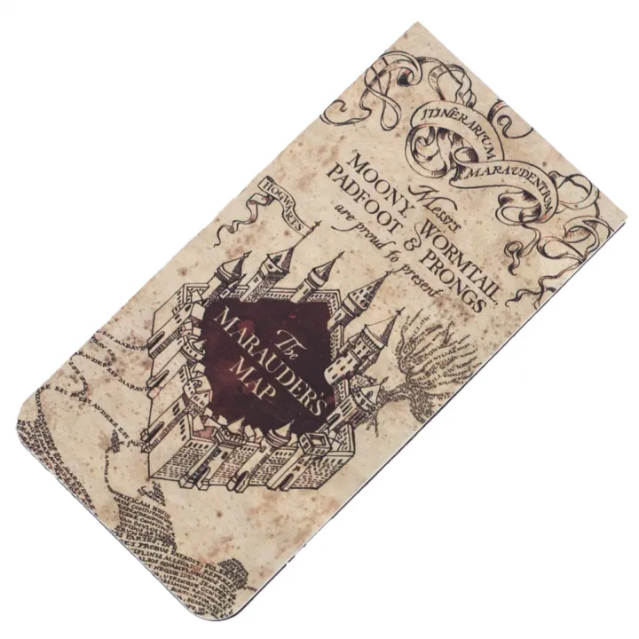 Harry Potter Marauders Map Magnetic Bookmark – снимка 2