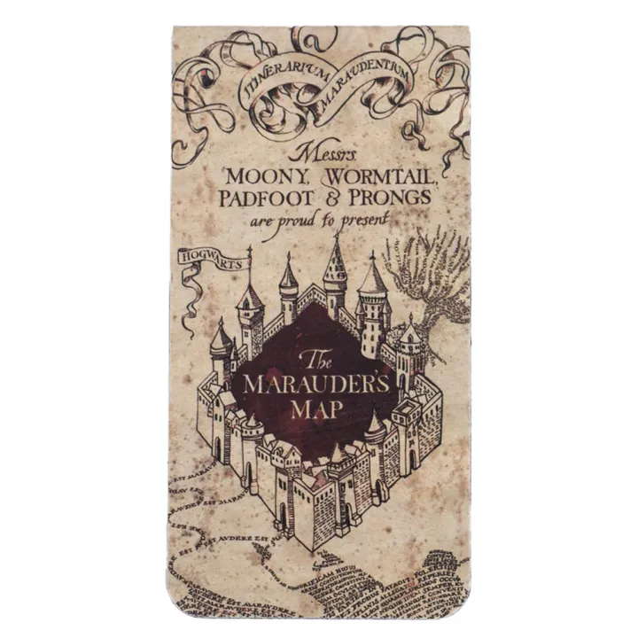 Harry Potter Marauders Map Magnetic Bookmark – снимка 3