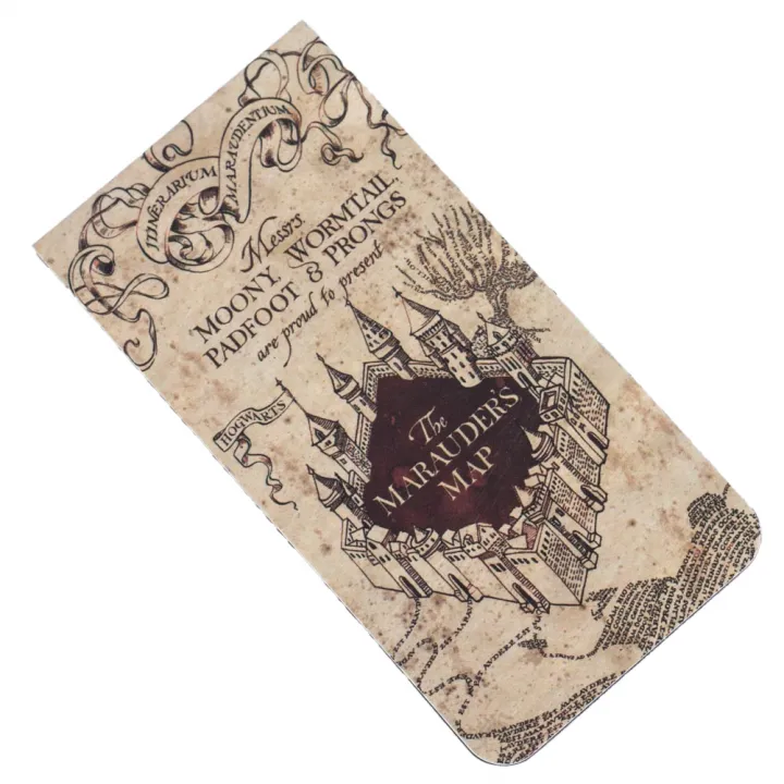 Harry Potter Marauders Map Magnetic Bookmark – снимка 4