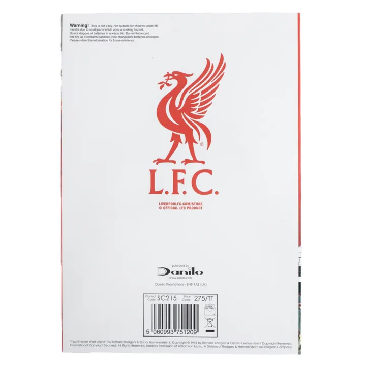 Liverpool FC музикална картичка за рожден ден – снимка 4