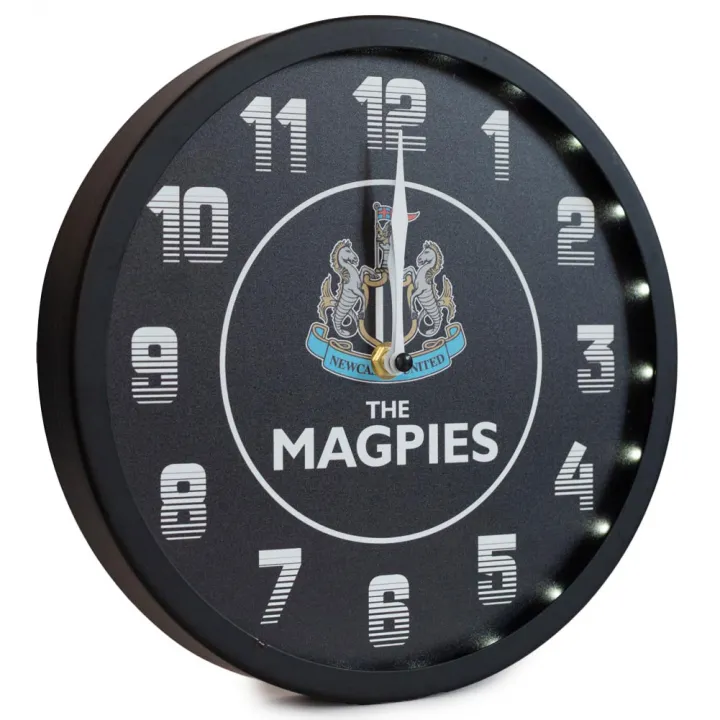 Newcastle United FC LED Magpies Wall Clock – снимка 3