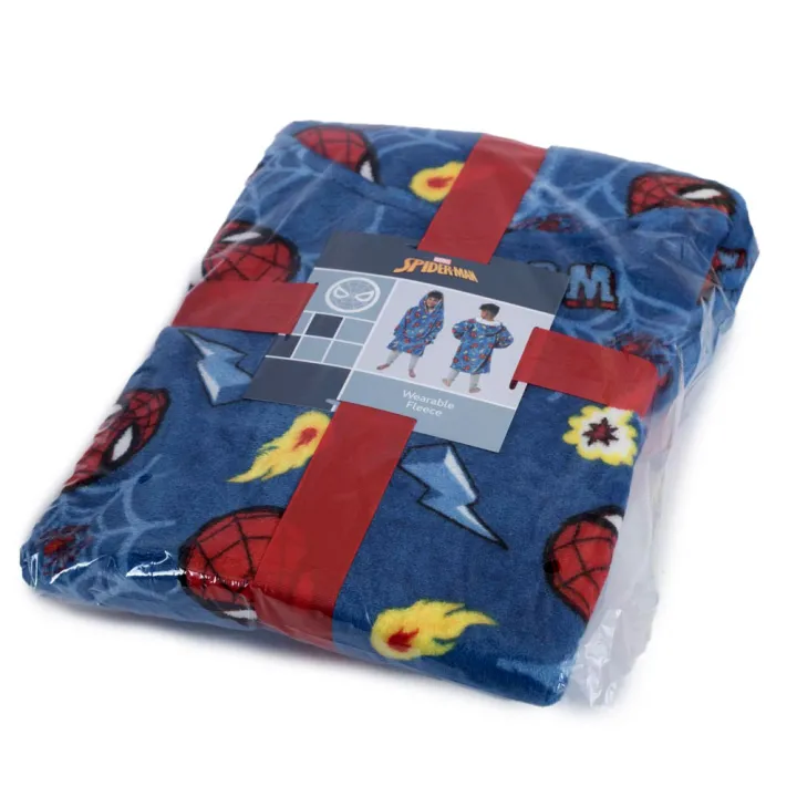 Spider-Man Kids Poncho Blanket – снимка 3