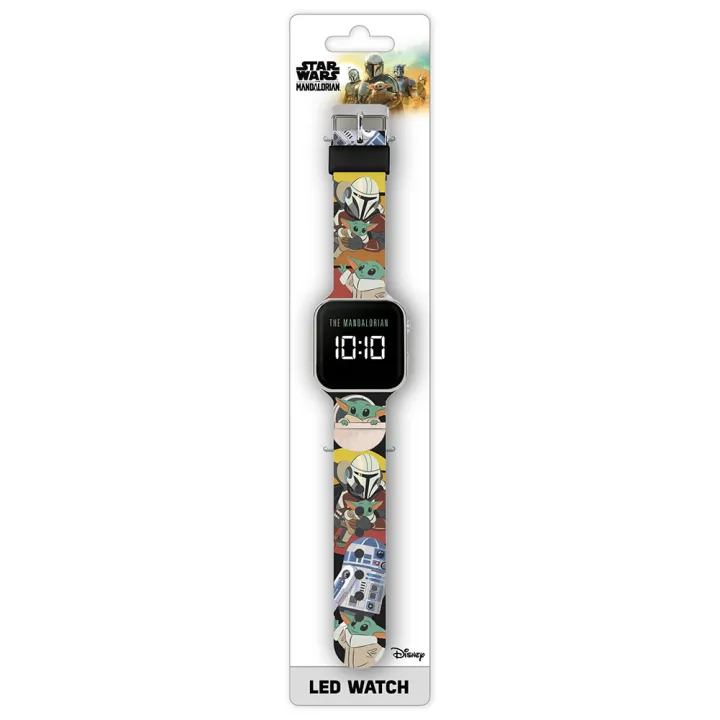 Star Wars: The Mandalorian Mando Junior LED Watch – снимка 3