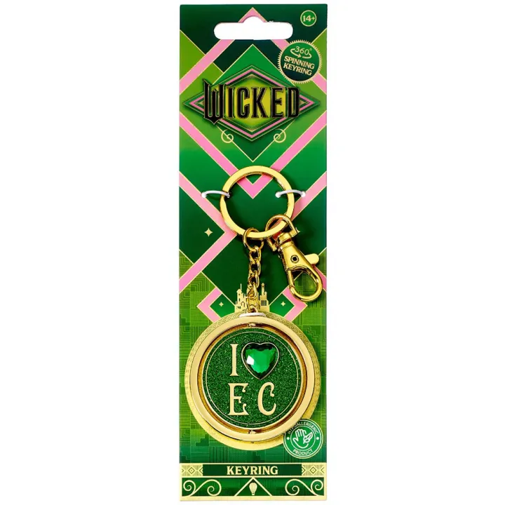 Wicked I Love Emerald City Spinner Keyring – снимка 5