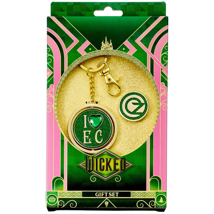 Wicked I Love Emerald City Keyring & Badge Set – снимка 3