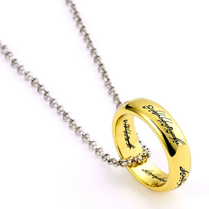 The Lord Of The Rings Silver Plated One Ring Necklace – снимка 2