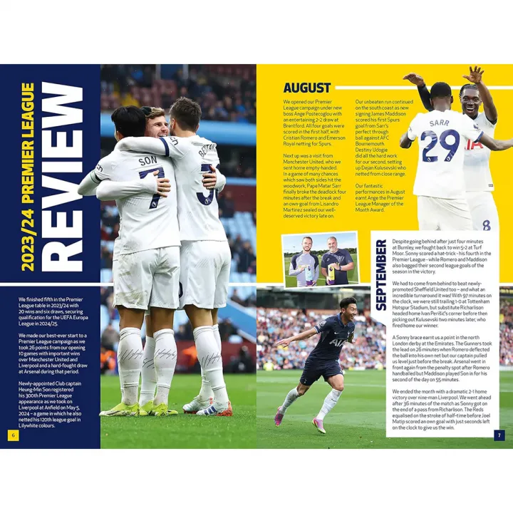 Tottenham Hotspur FC годишник 2025 – снимка 2