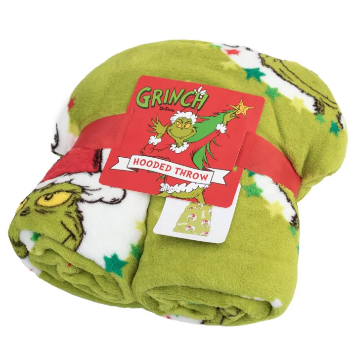 The Grinch Youths Hooded Blanket – снимка 4