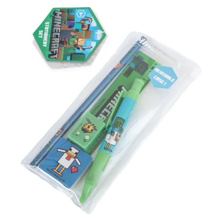 Minecraft 5pc Stationery Set – снимка 3