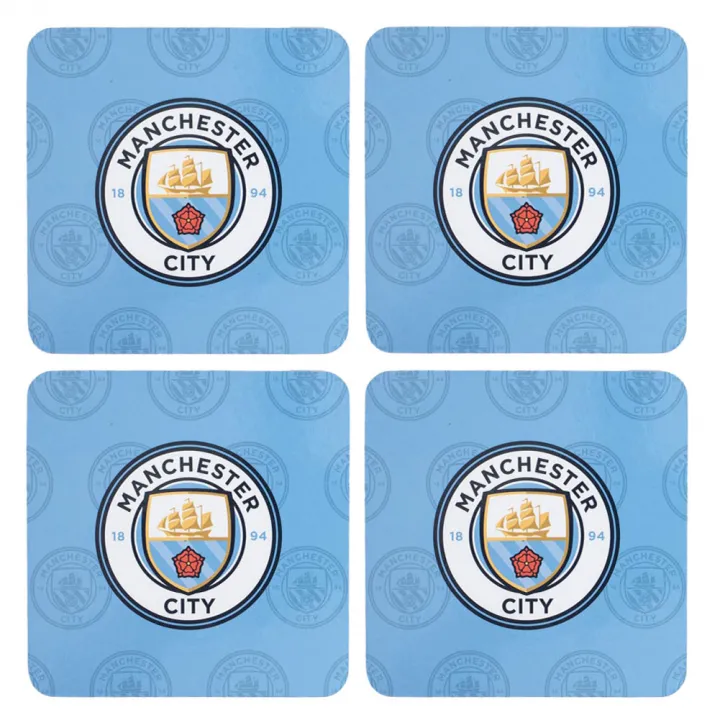 Manchester City FC 4pk Cork Coaster – снимка 3