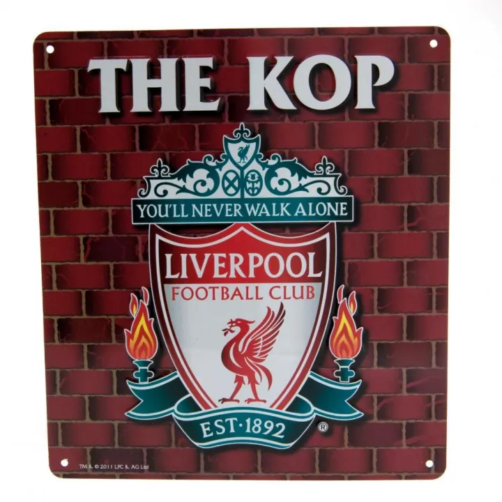 Liverpool FC метална табела The Kop – снимка 3