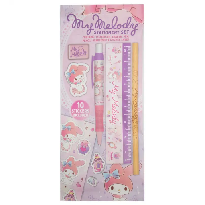 My Melody 6pc Stationery Set – снимка 2