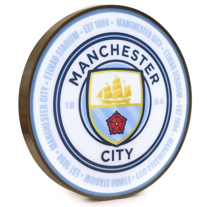 Manchester City FC 12 Inch LED Wall Light – снимка 2