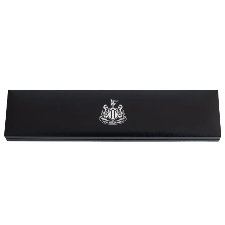 Newcastle United FC Black IP Leather Bracelet – снимка 4